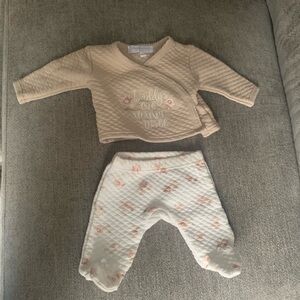 Cozy Beige and Creamish  Kids Pajamas